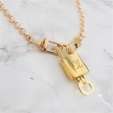 lv padlock necklace|louis vuitton lock necklace vintage.